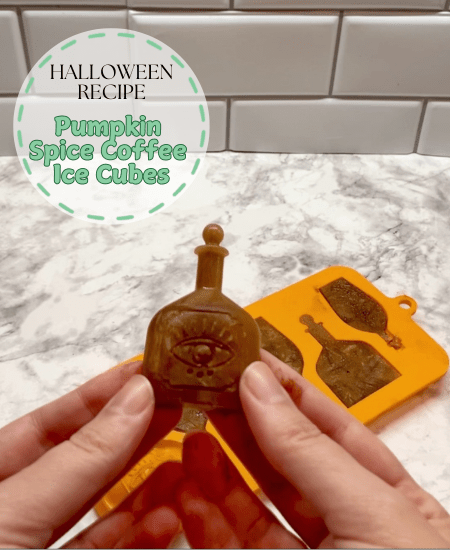 Pumpkin Spice Coffee Ice Cubes
